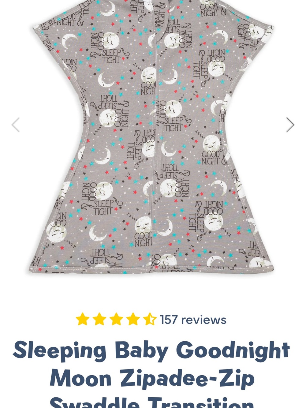 Sleeping Baby Goodnight Moon Zipadee-Zip Sleep Sack
